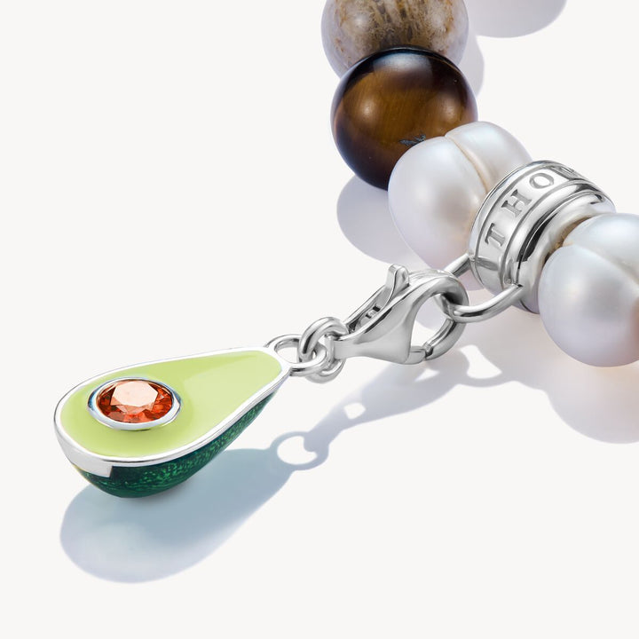 Thomas Sabo Charm Pendant - Avocado 2214-691-7