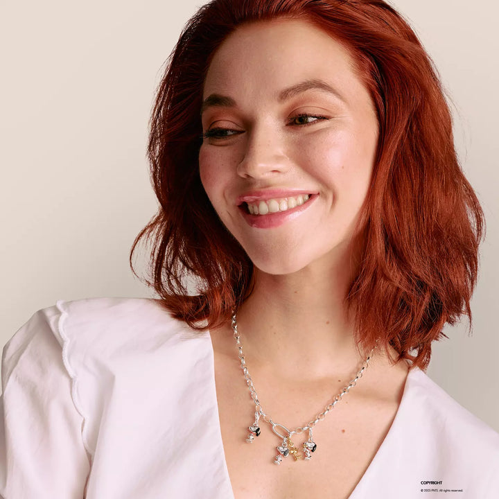 Niche Jewellery Thomas Sabo Charm Pendant - Peanuts Snoopy Charm worn on model