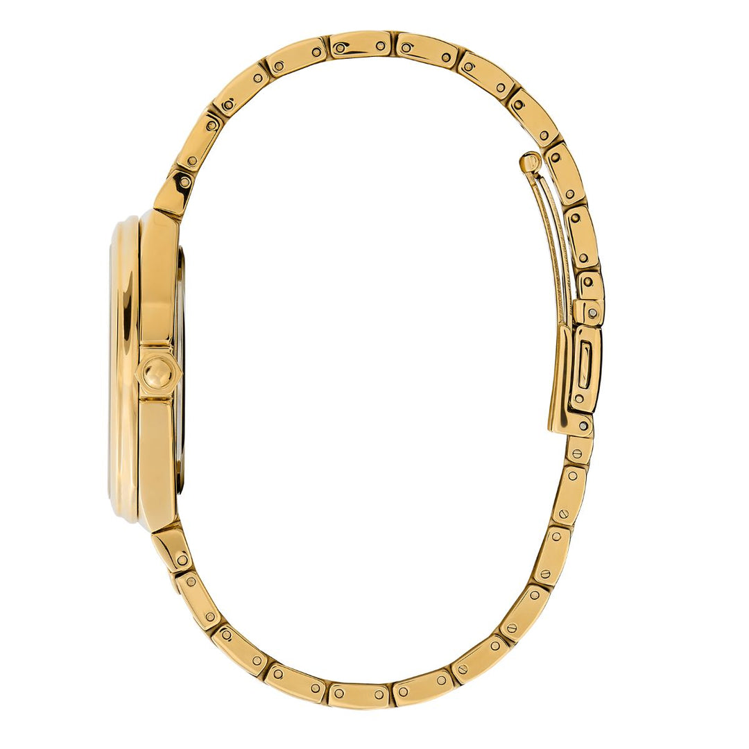 Olivia Burton Lustre Multi-Function Black and Gold Bracelet Watch - 24000150