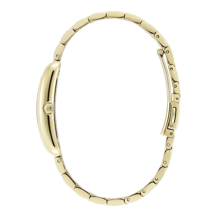 Olivia Burton Rectangular Grove Forest Green and Gold Bracelet Watch 24000195