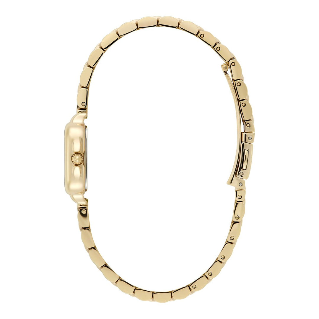 Olivia Burton Mini Grosvenor Ivory and Gold Bracelet Watch - 24000257