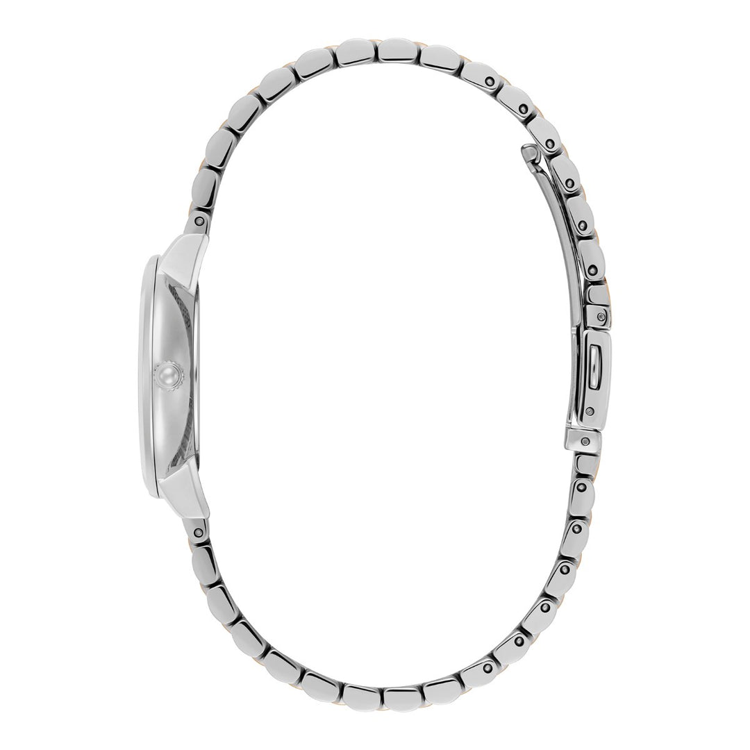 Olivia Burton Honeycomb Ultra Slim Dove Grey and Two Tone Bracelet Watch - 24000265