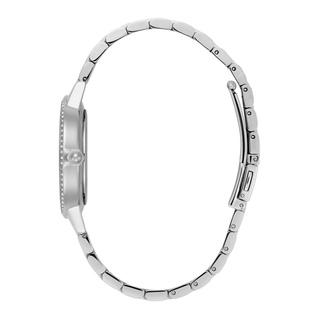 Olivia Burton Captivate Mother of Pearl and Silver Bracelet Watch