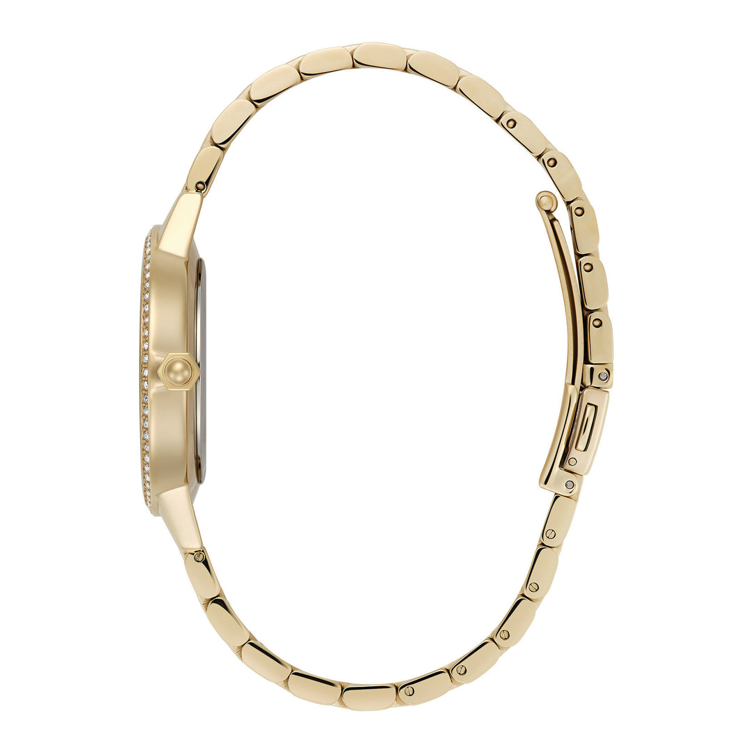 Olivia Burton Captivate Mother of Pearl and Gold Bracelet Watch