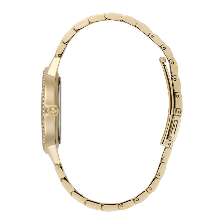 Olivia Burton Captivate Mother of Pearl and Gold Bracelet Watch