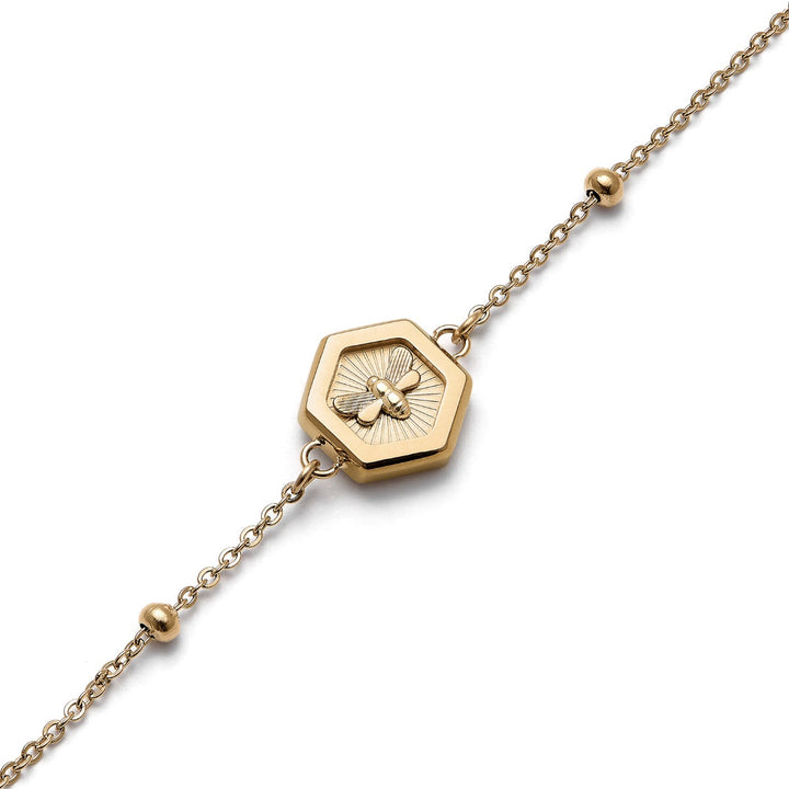 Olivia Burton Signature Minima Bee Gold Bracelet - 24100100