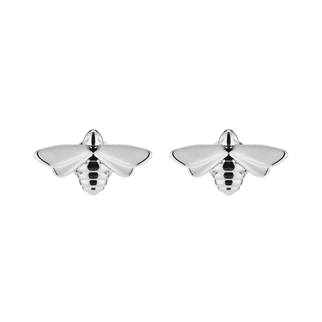 Olivia Burton Signature Honey Bee Silver Tone Stud Earrings. Item code 24100478.