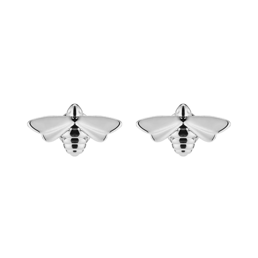 Olivia Burton Signature Honey Bee Silver Tone Stud Earrings. Item code 24100478.
