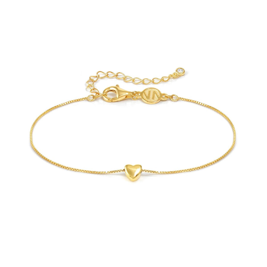 Nomination Armonica Gold Plated Single Heart Bracelet. Item code 241302/006