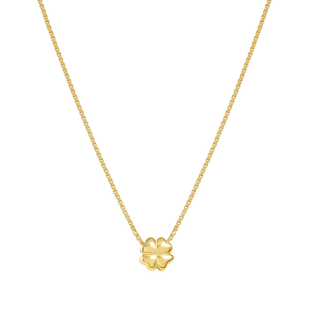 Nomination Armonica Gold Plated Four Leaf Clover Pendant Necklace 241304/003