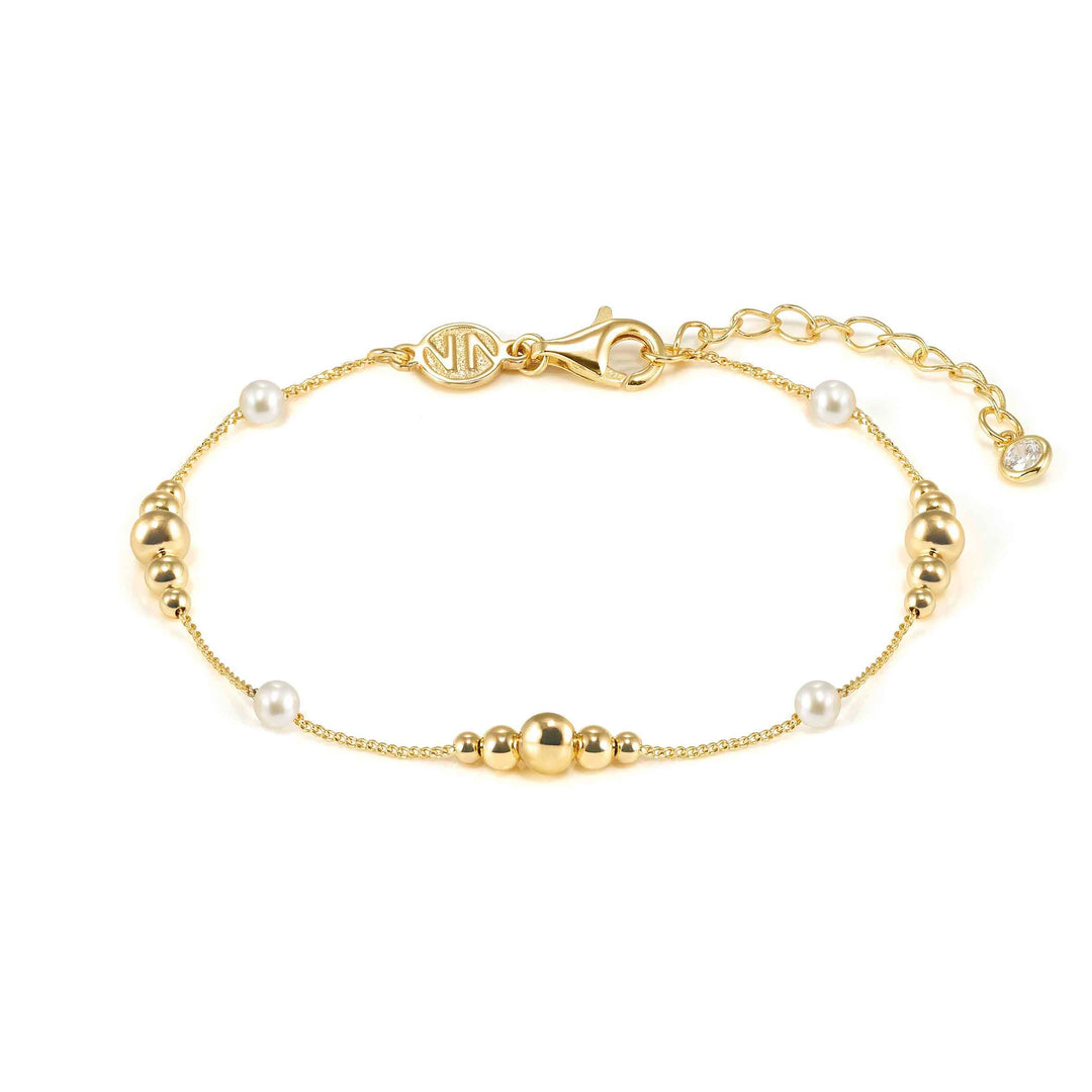 Niche Jewellery Nomination Siren Dream Gold Plated White Pearl Bracelet