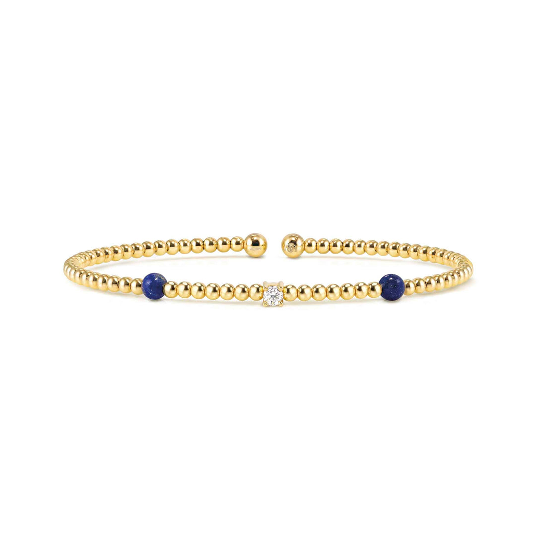 Niche Jewellery Nomination Siren Dream Gold Plated Lapis Lazuli Bangle