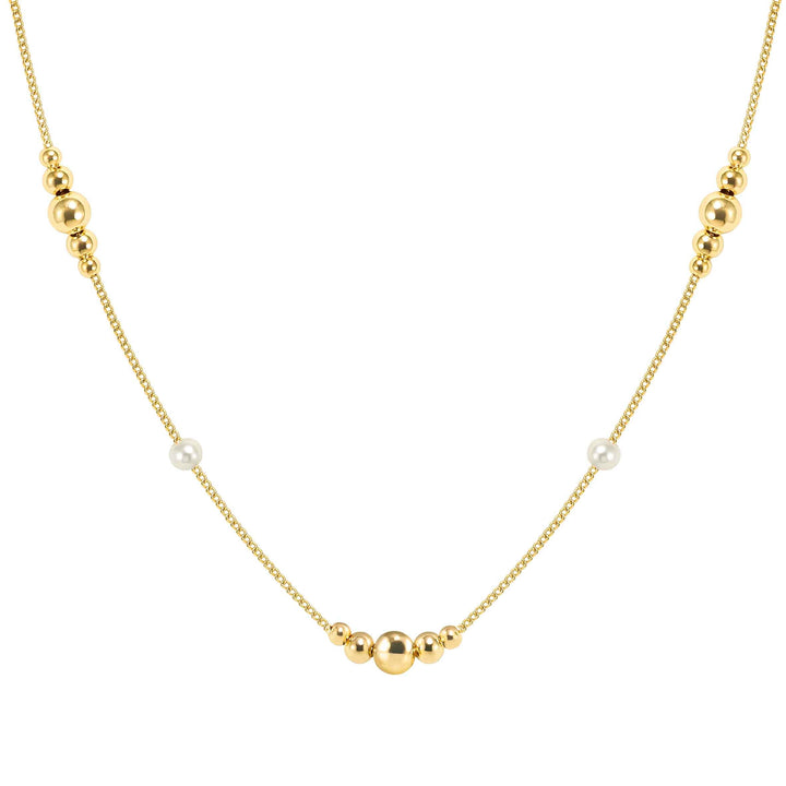 Niche Jewellery Nomination Siren Dream Gold Plated White Pearl Necklace