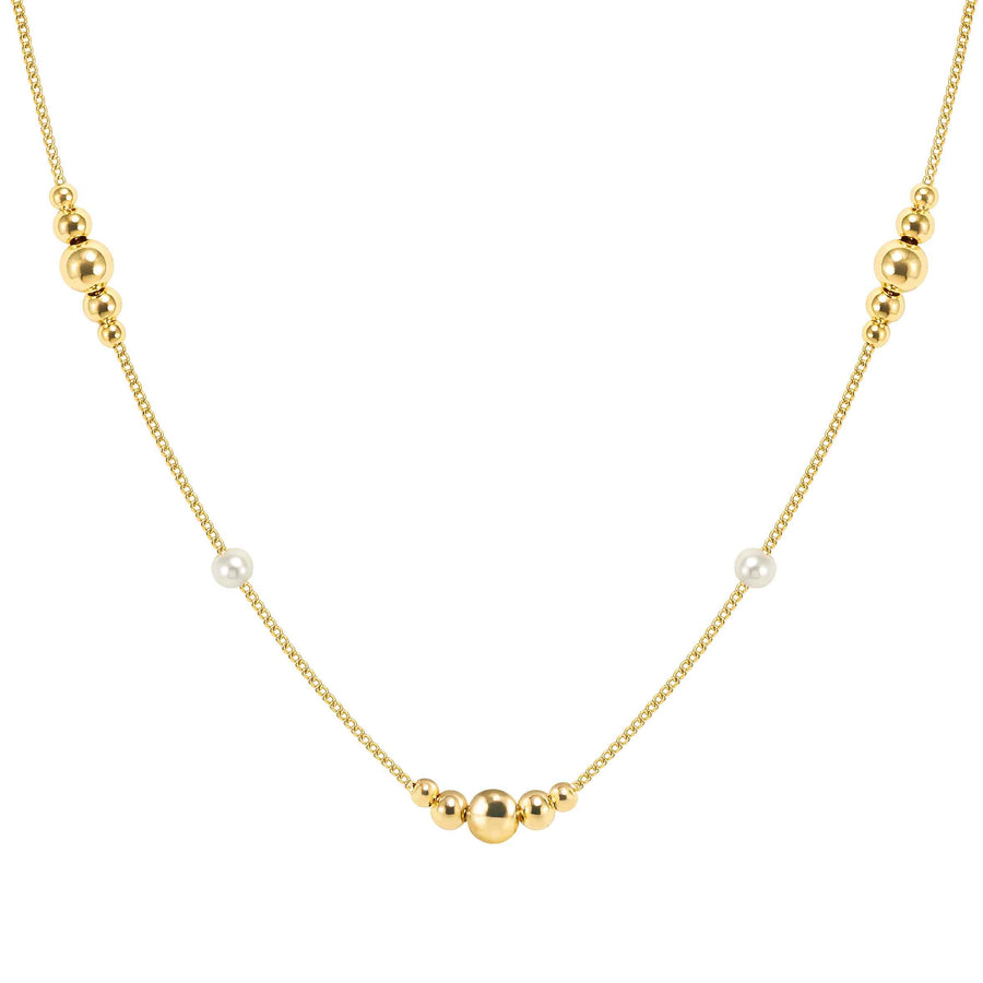 Niche Jewellery Nomination Siren Dream Gold Plated White Pearl Necklace