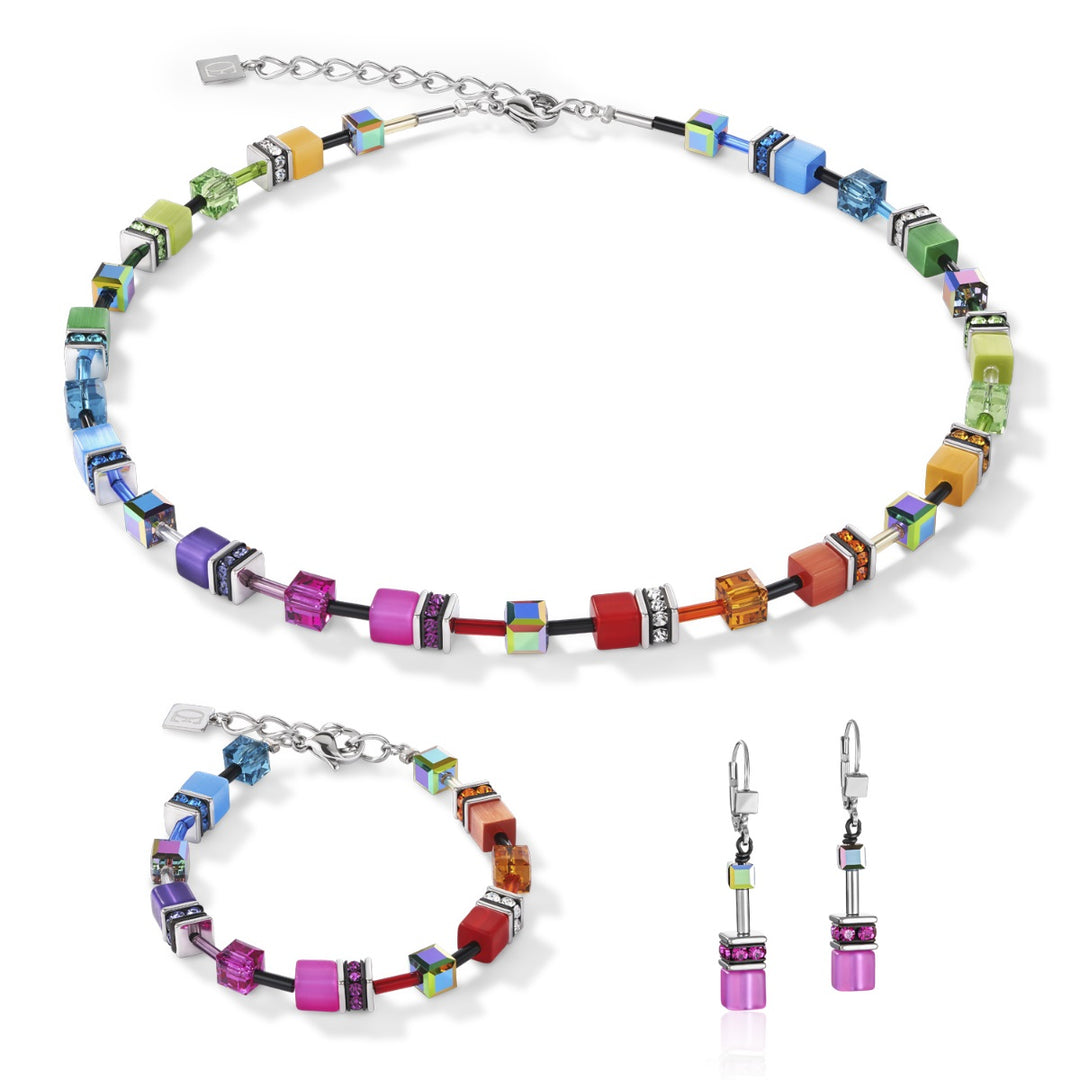 Coeur De Lion Pink GeoCUBE Earrings 2838201520