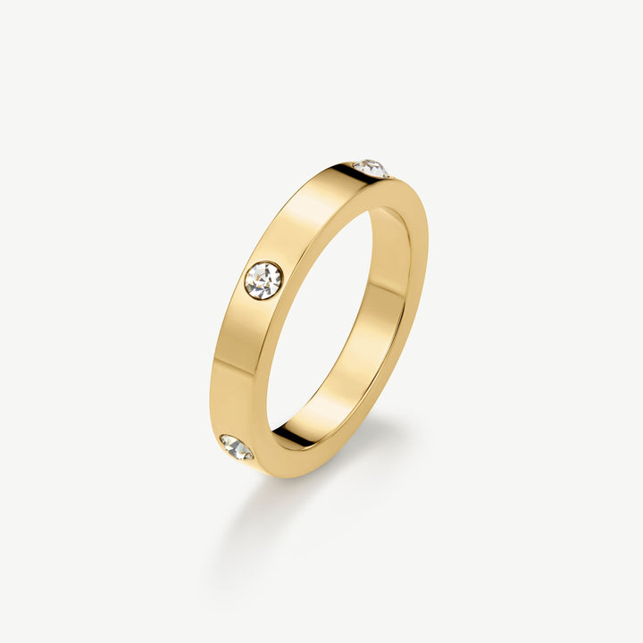 D.Louise Gold Eternity Stacking Ring detail view