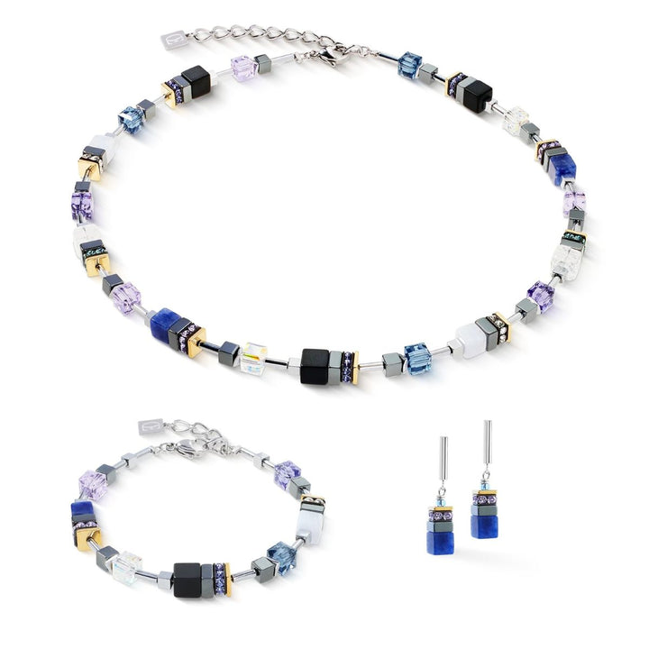 Coeur De Lion GeoCUBE Precious Motion Bracelet - Blue Moon Bicolour - 3017300708