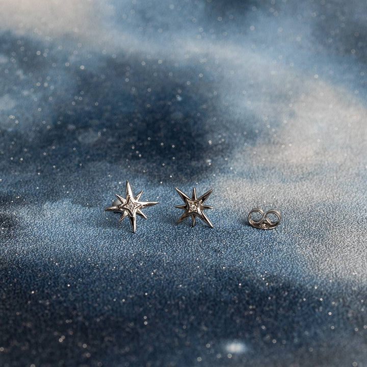 Kit Heath CÃ©leste North Star Stud Earrings - 30466CZ