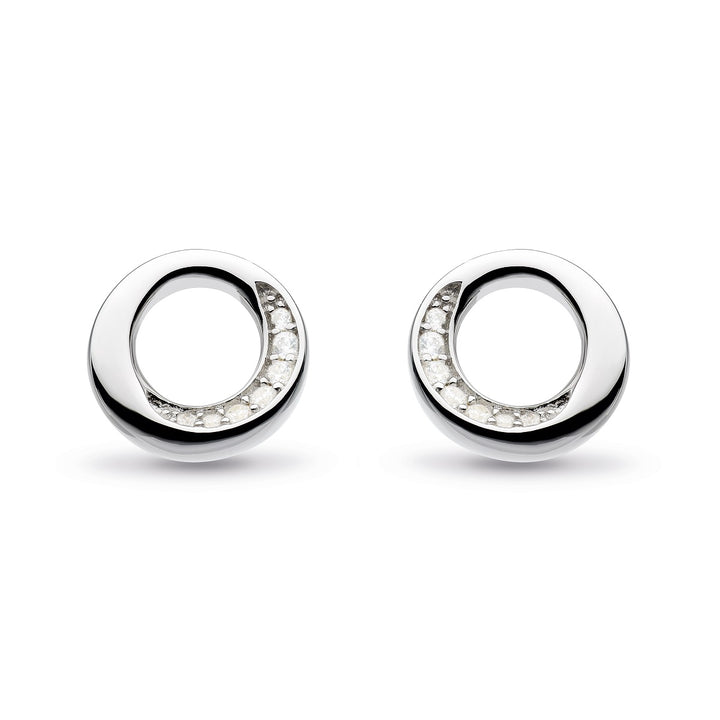 Kit Heath Bevel Cirque CZ Stud Earrings 3152CZ