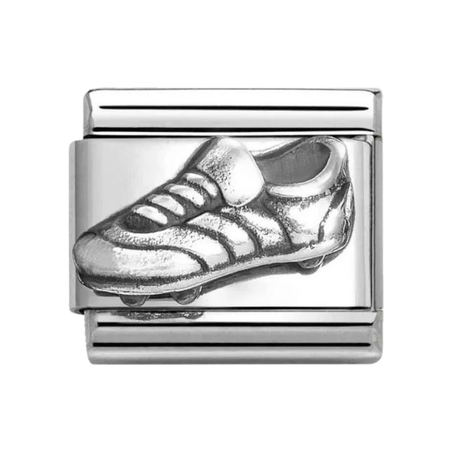 Nomination Classic Oxidised Football Boot Silver Charm - 330101_67