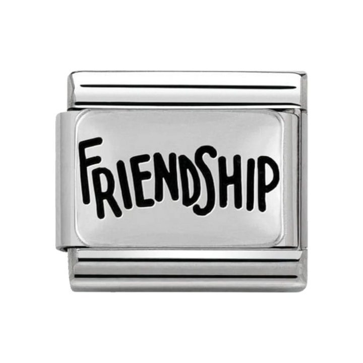 Nomination Classic Charm Oxidised Steel and 925 Silver Friendship 330102_40