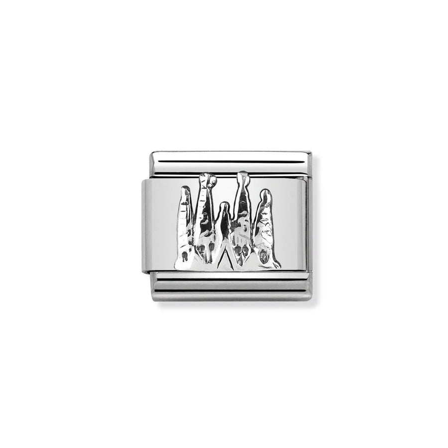 Nomination Classic Silver Sagrada Familia Charm. Item code 330105_23.
