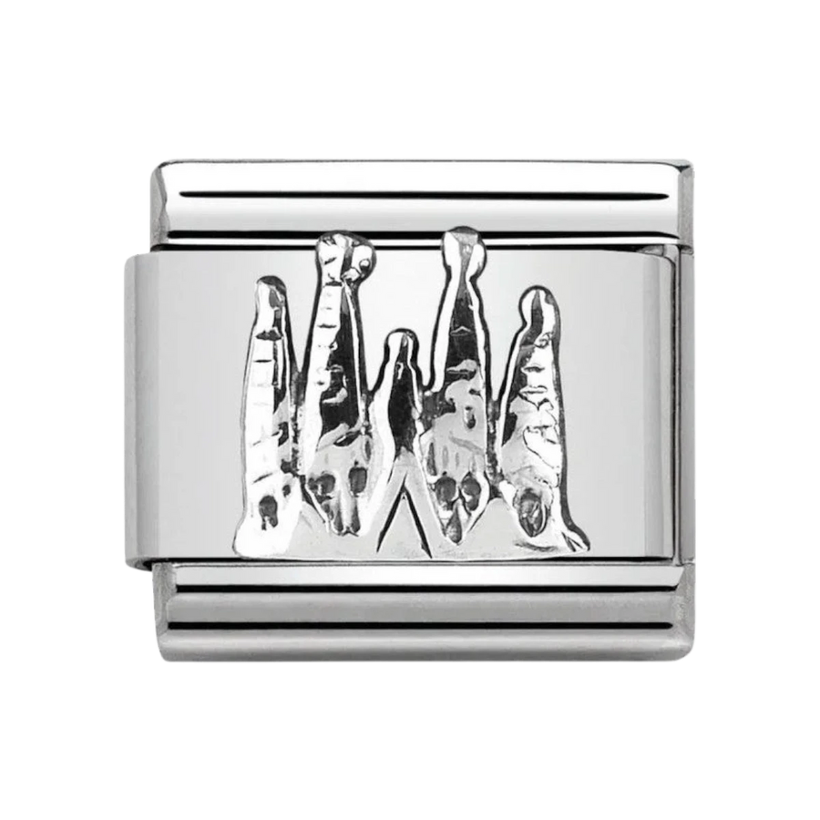 Nomination Classic Silver Sagrada Familia Charm. Item code 330105_23.