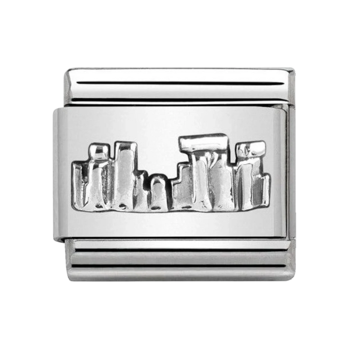 Nomination Classic Monuments Steel and Silver 925 Stonehenge Charm