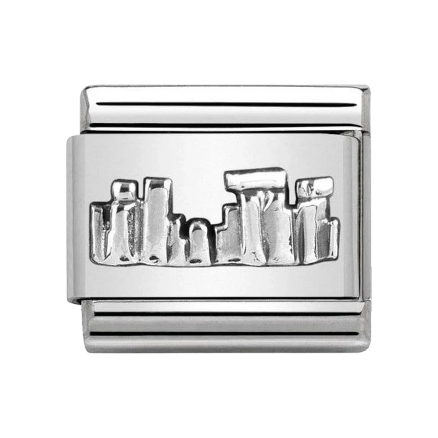 Nomination Classic Monuments Steel and Silver 925 Stonehenge Charm