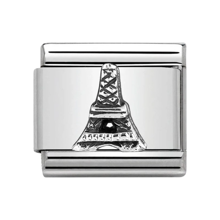 Nomination Classic Silver Monuments Eiffel Tower Charm. Item code 330105/32