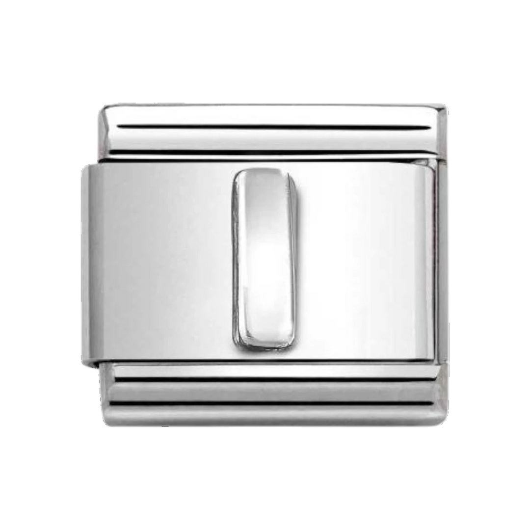 Nomination Classic Oxidised Silver Letter I Charm 330113_09