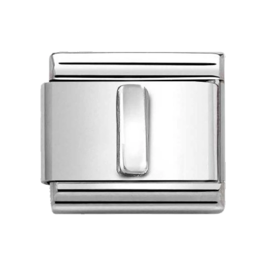 Nomination Classic Oxidised Silver Letter I Charm 330113_09