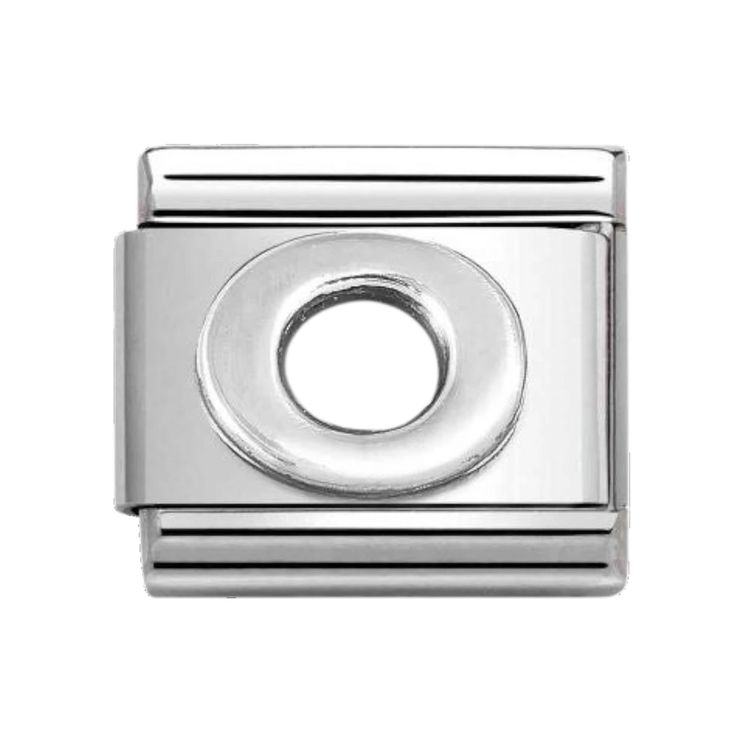 Nomination Classic Oxidised Silver Letter O Charm 330113_15