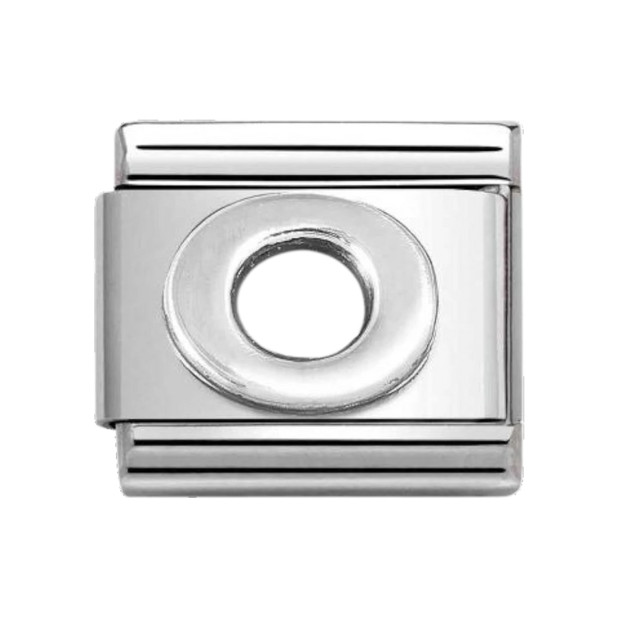 Nomination Classic Oxidised Silver Letter O Charm 330113_15