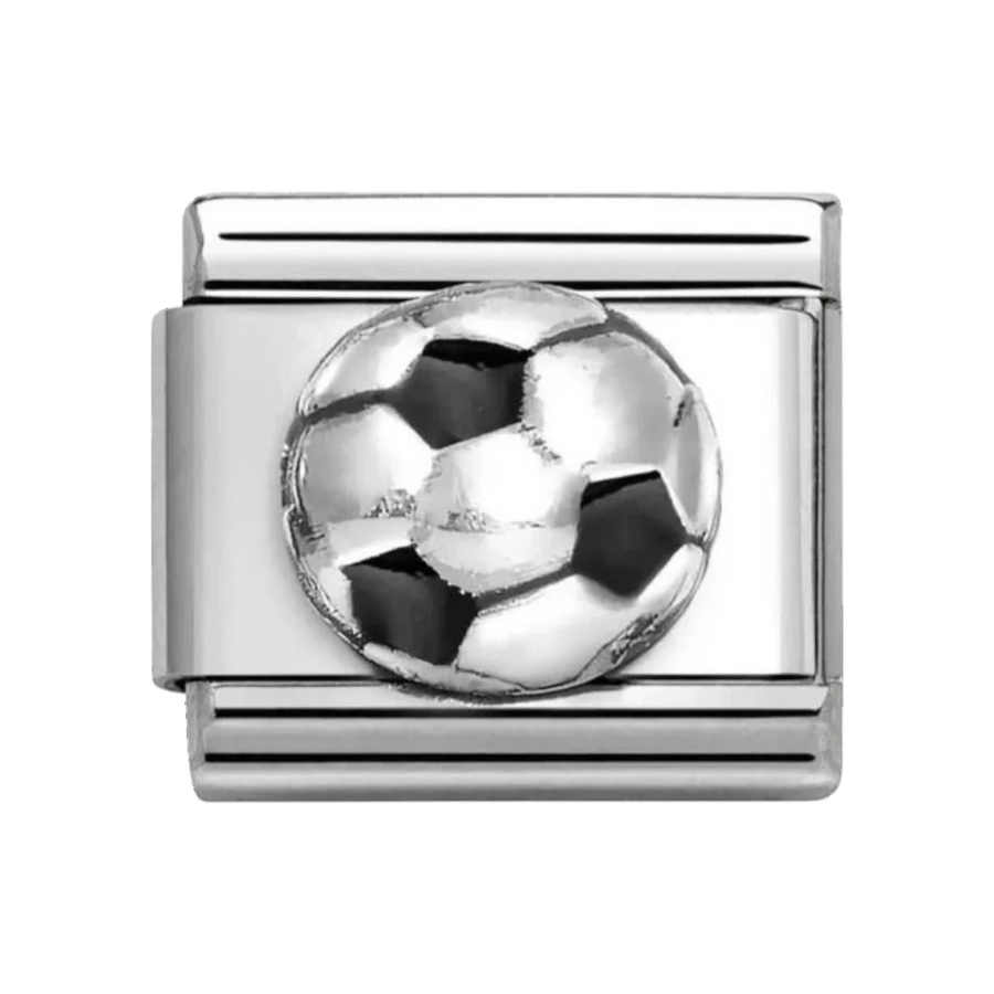Nomination Classic Football Silver Charm with Enamel - 330204_27