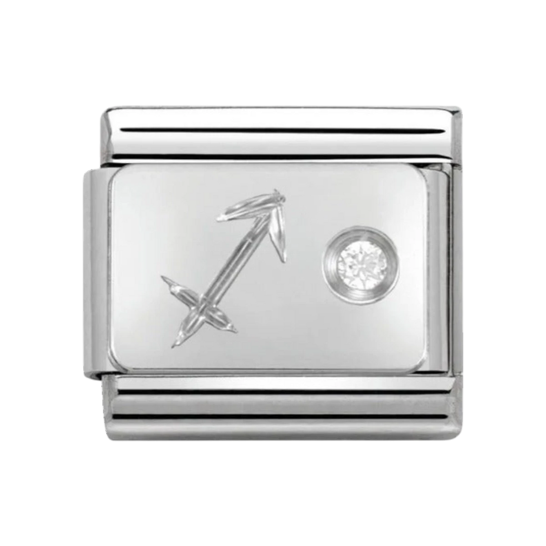 Nomination Silver and Zirconia Classic Sagittarius Charm 330302_09
