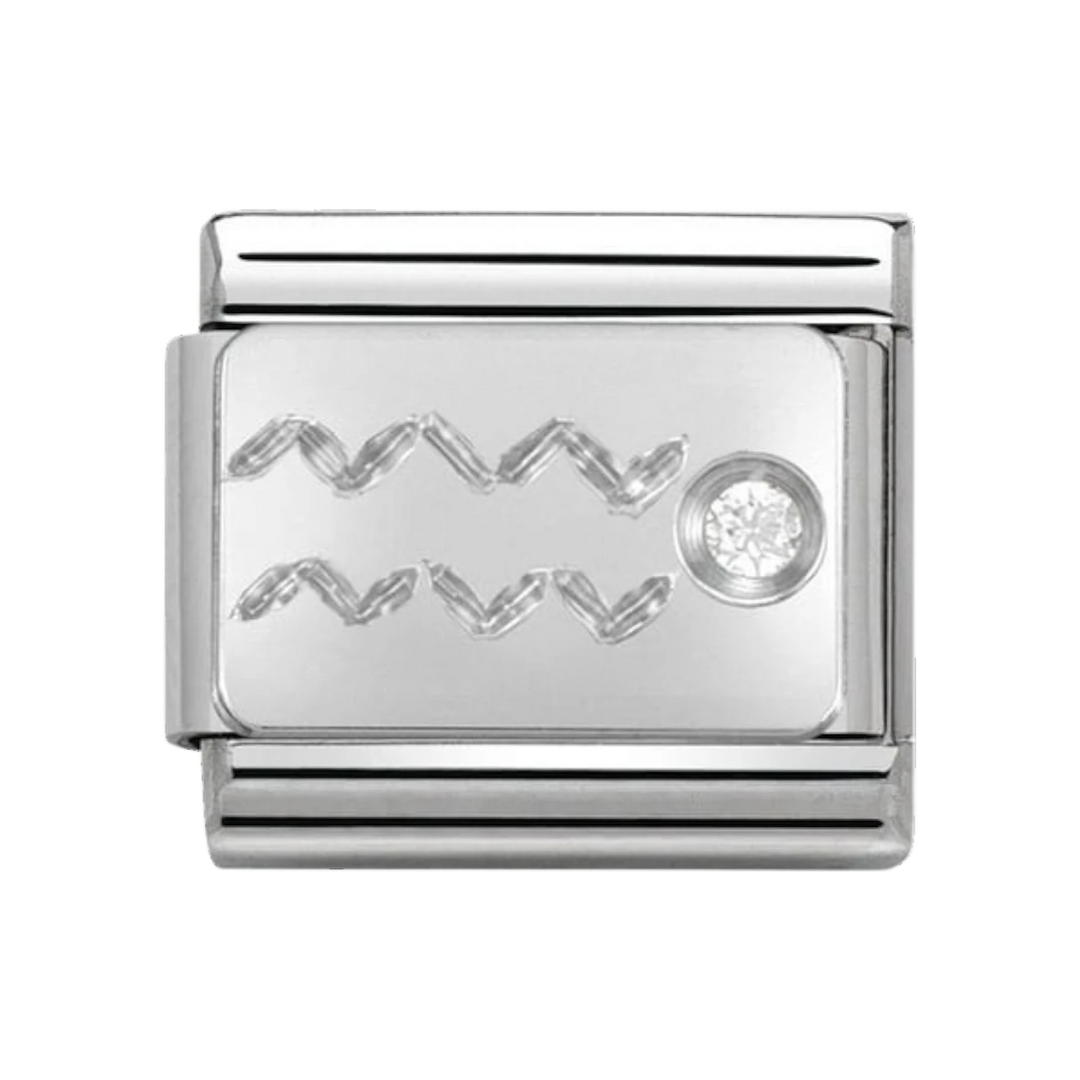 Nomination Classic Zodiac Stainless Steel - Cubic Zirconia and 925 Silver Aquarius 330302_11