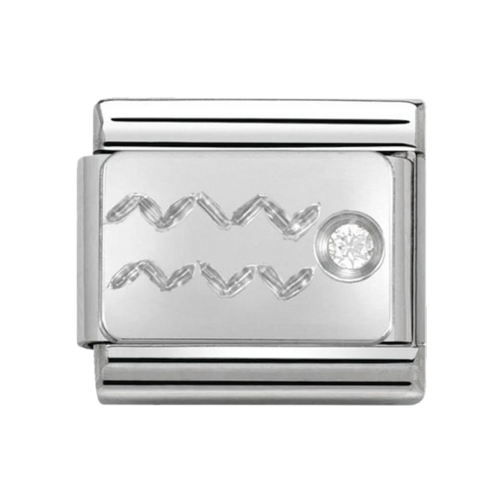 Nomination Classic Zodiac Stainless Steel - Cubic Zirconia and 925 Silver Aquarius 330302_11