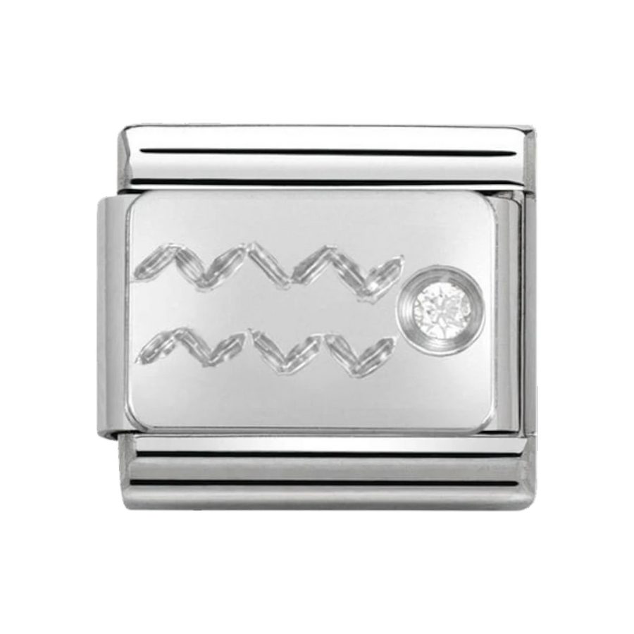 Nomination Classic Zodiac Stainless Steel - Cubic Zirconia and 925 Silver Aquarius 330302_11
