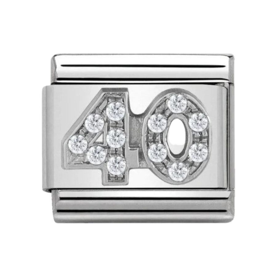 Nomination Classic Symbols - Cubic Zirconia and 925 Silver 40