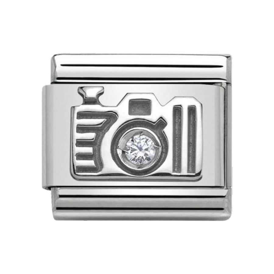 Nomination Classic 925 Silver and Zirconia Camera Charm 330311_06