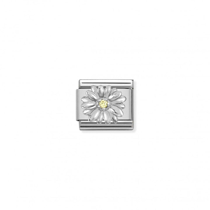 Nomination Classic Silver and Cubic Zirconia Daisy Charm 330311_13