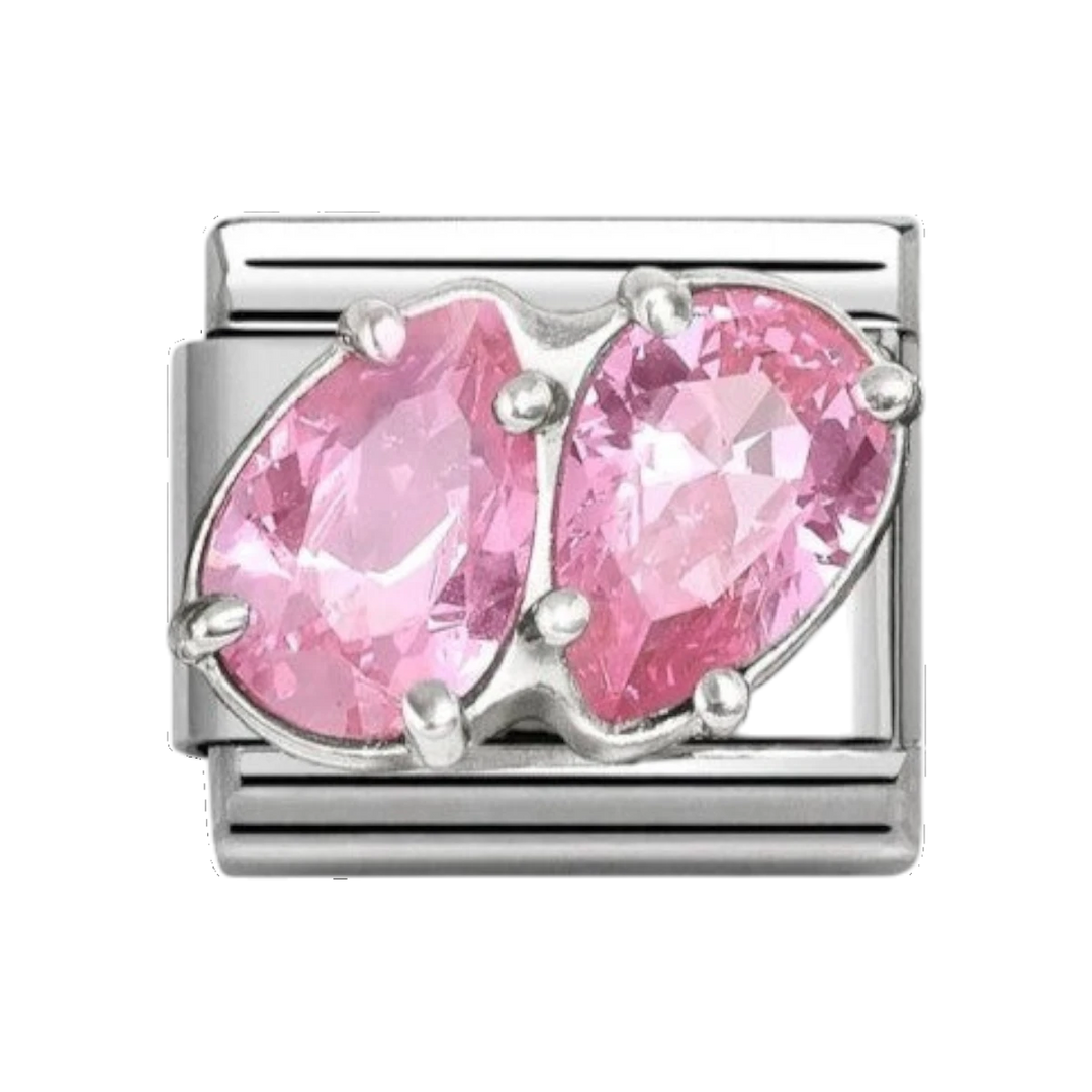 Nomination Classic Double Pink Teardrop Stone 330329_10