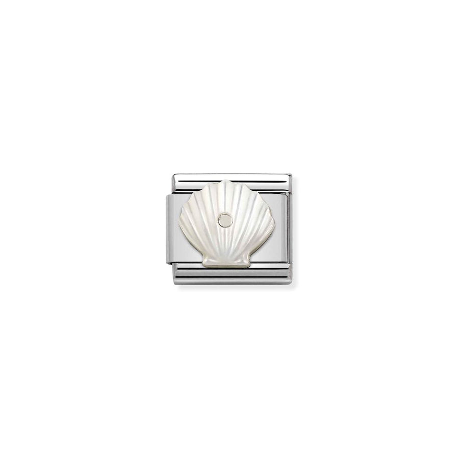 Nomination Classic Silver Shell in White Mother of Pearl Charm 330509_11