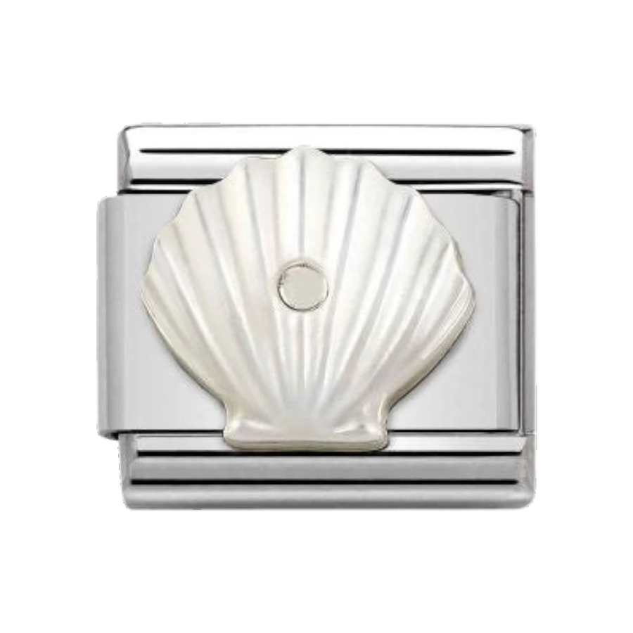 Nomination Classic Silver Shell in White Mother of Pearl Charm 330509_11