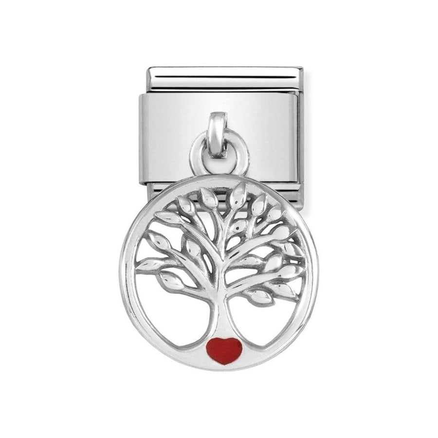 Nomination Classic Silver and Enamel Tree of Life Charm 331805/07