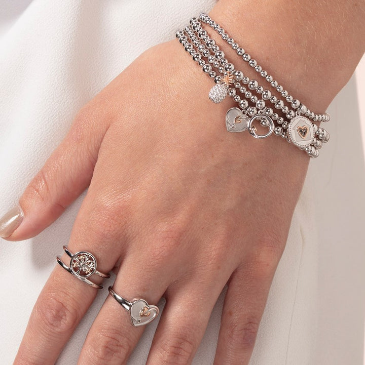 Clogau Cariad Affinity Bead Bracelet 3SBB2S