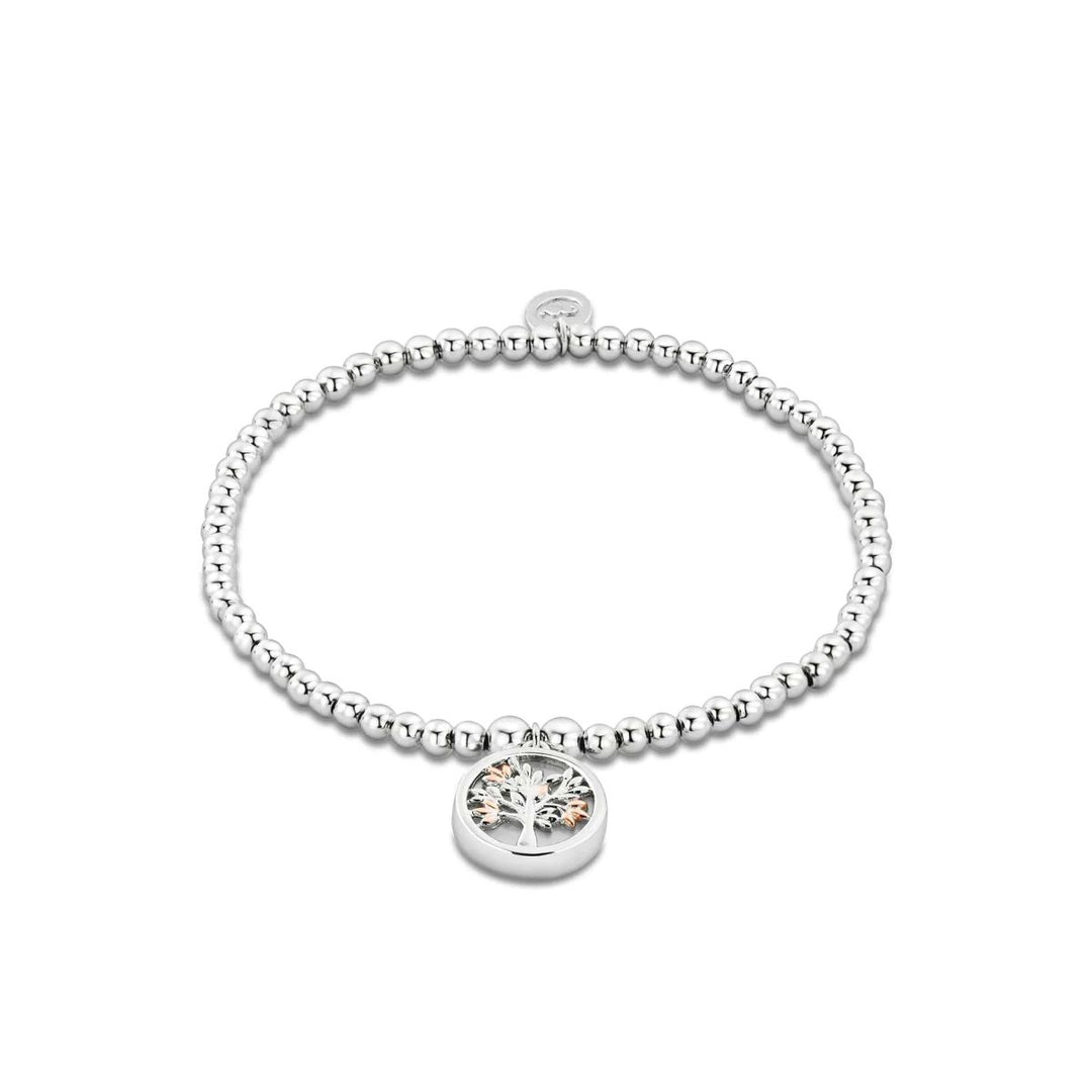 Clogau Tree of Life Sterling Silver Affinity Bracelet with Mother of Pearl