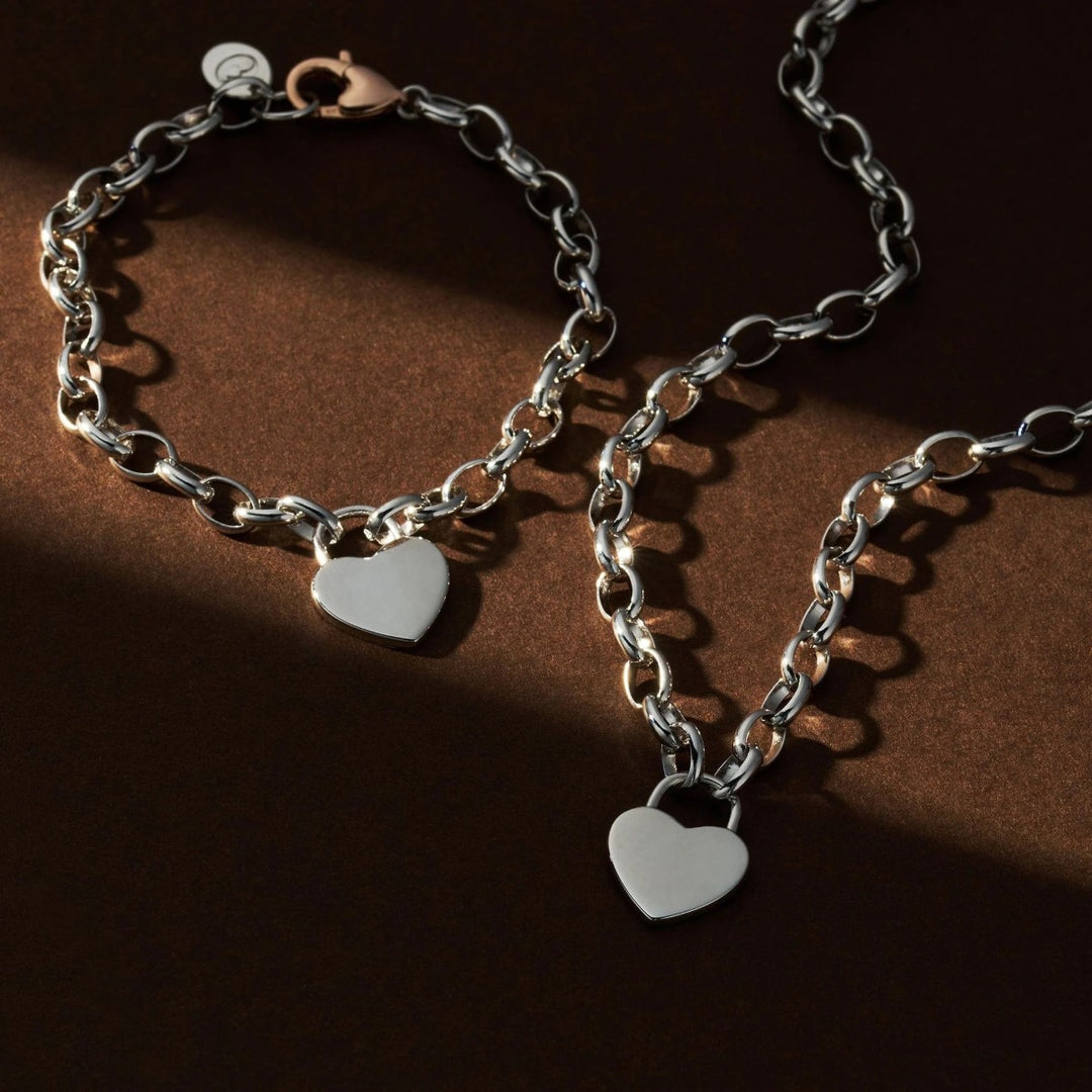 Clogau Cariad Sterling Silver Padlock Bracelet 3SCAR952
