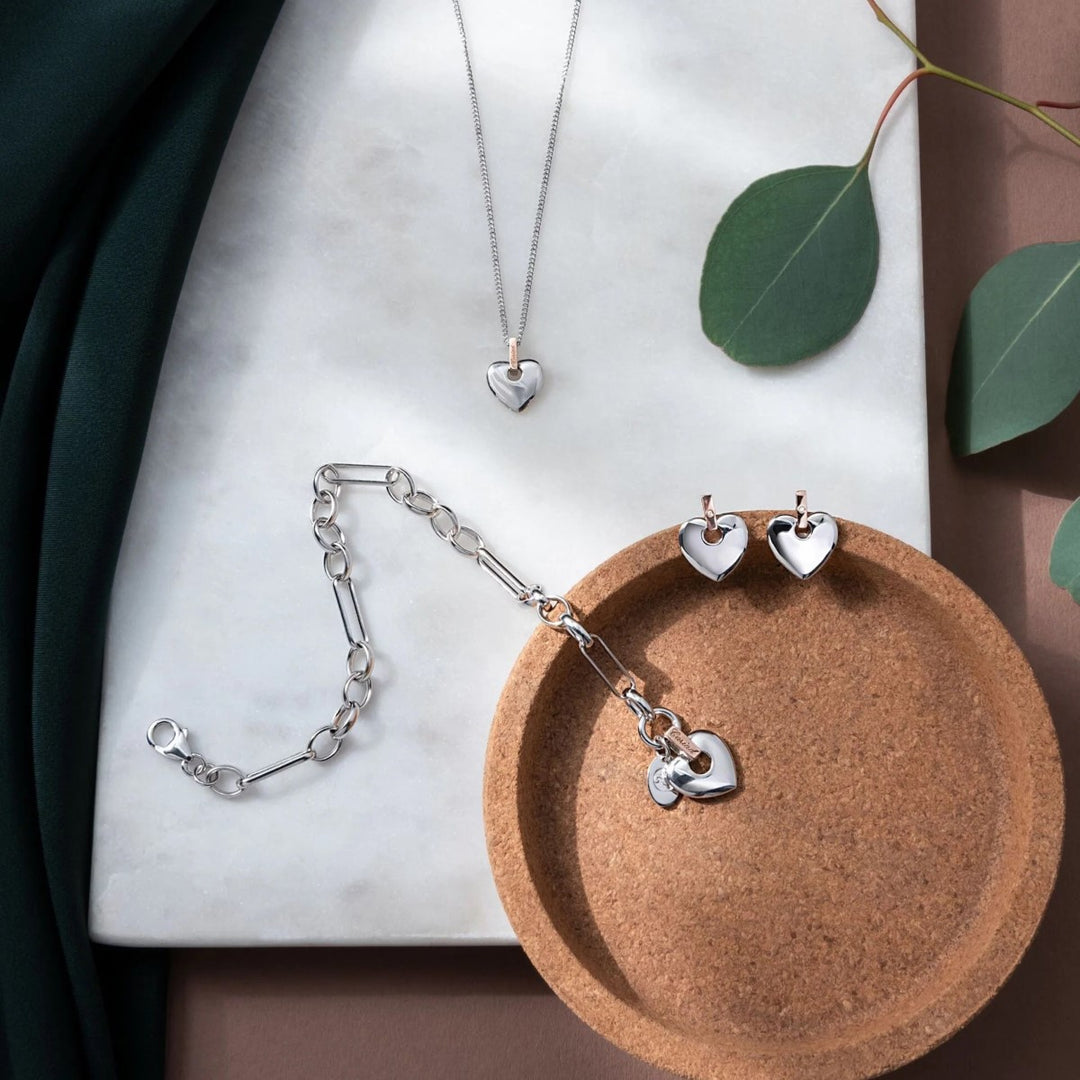 Clogau Cariad Heart Drop Earrings 3SCDE010